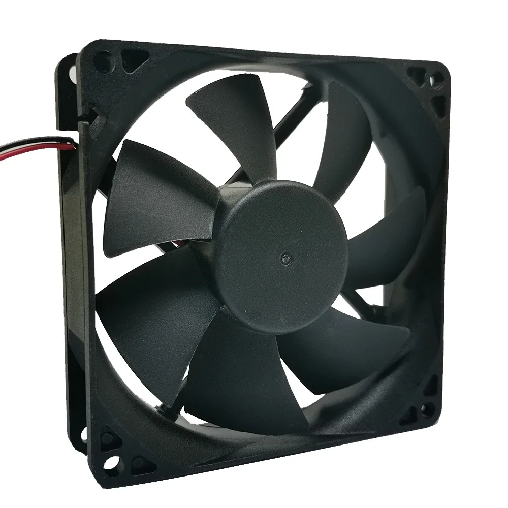 Nuevo para tx9025l12s DC 12V 0.16A 9cm 9025 ventilador de refrigeración 9cm 2 cables gabinete de vino refrigerador termostato gabinete de refrigeración - imagen 4