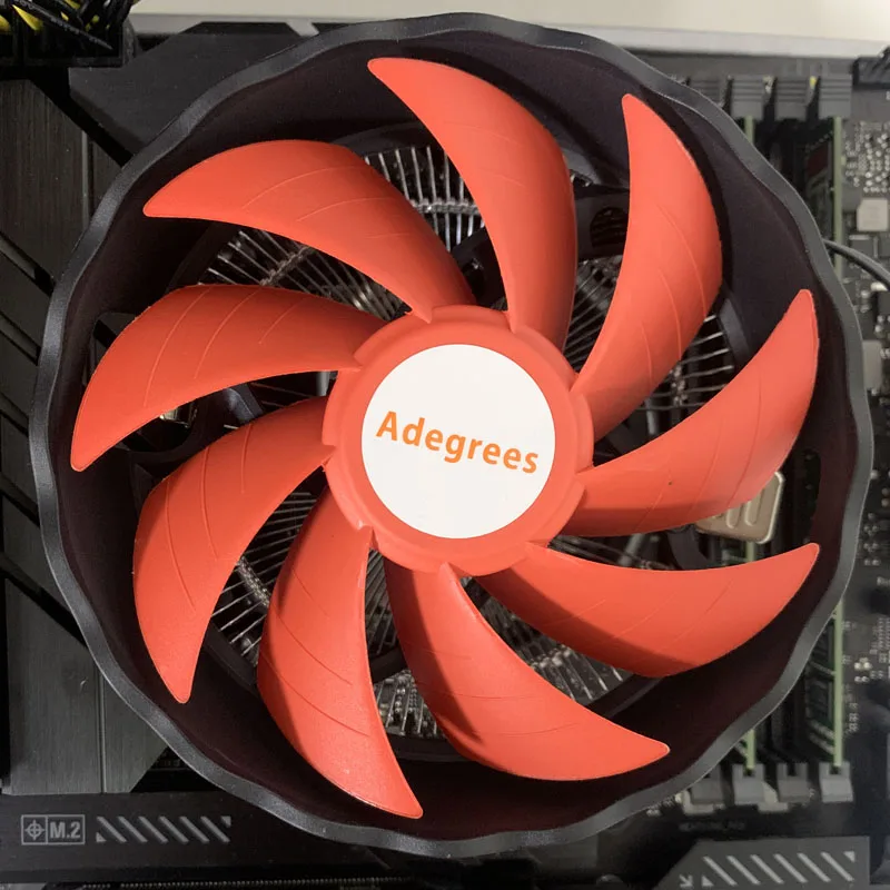 Ventilador de refrigeración de CPU para ordenador de escritorio, radiador silencioso de 3 pines para Intel LGA 1150, 1151, 1155, 1156, 1200, 1700, X99, X79, AMD AM3, AM4 - imagen 3