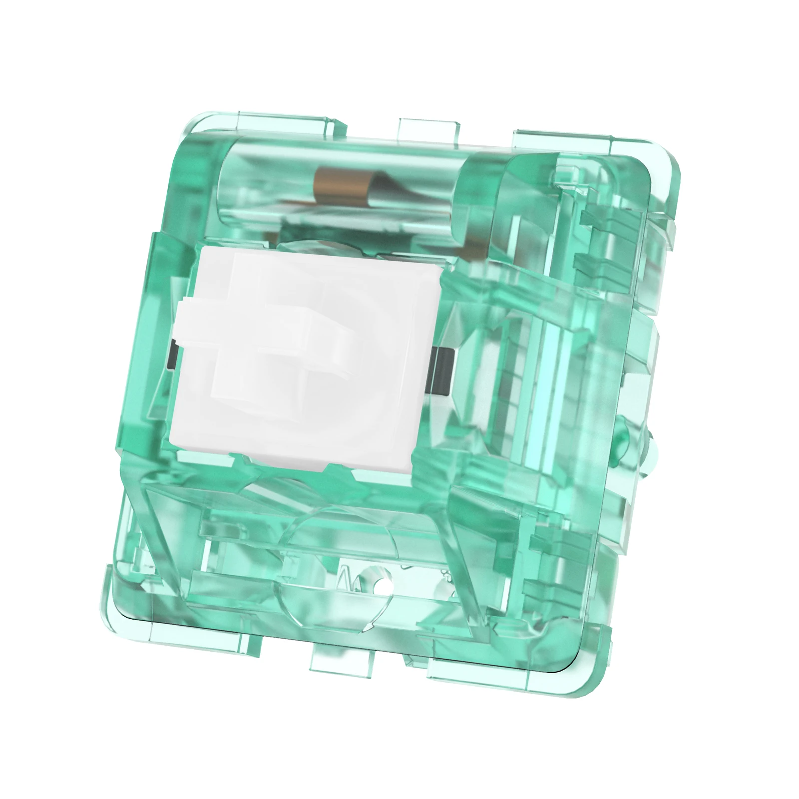 DUROCK-interruptores silenciosos para camarones, resorte chapado en oro de 67g, 5 pines, interruptores táctiles T1, interruptores de teclado silencioso MX - imagen 2