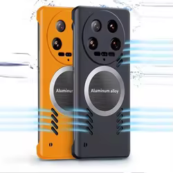 Funda sin marco de disipación de calor de refrigeración para Xiaomi 15 Pro 14 Ultra Color caramelo cubierta magnética sin bordes para Mi 14 13 12 11 10 Pro