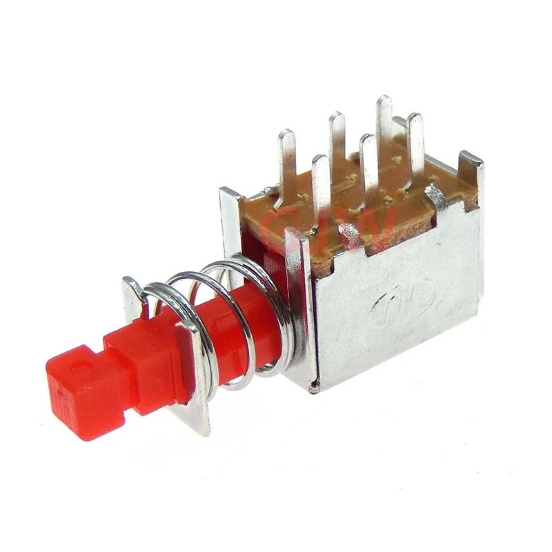 10 Uds PS-22F02 interruptor de llave directa A03 doble fila 6 pines autobloqueo/desbloqueo interruptor de llave Qin PS-22F03