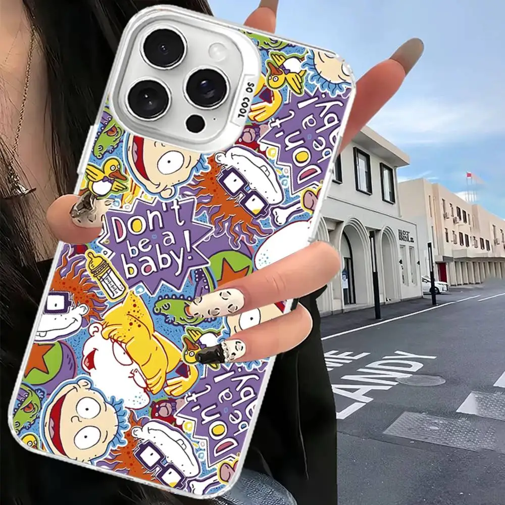 Funda de teléfono bonita y genial para iPhone 17 16 15 14 13 12 11 Pro MAX mate a prueba de golpes trasera anticaída - imagen 2