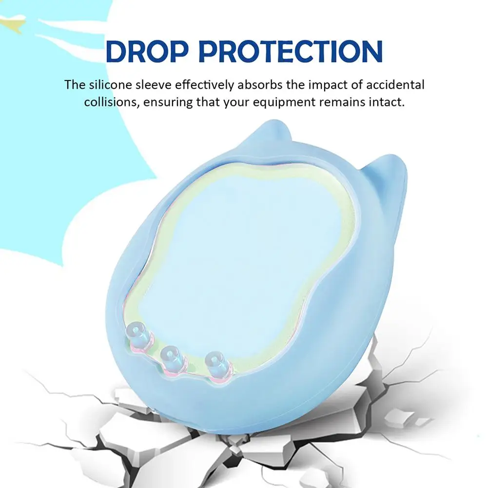 Funda de silicona para máquina electrónica de mascotas, protección de carcasa, funda antiarañazos, Gato de dibujos animados, Tamagotchi - imagen 4