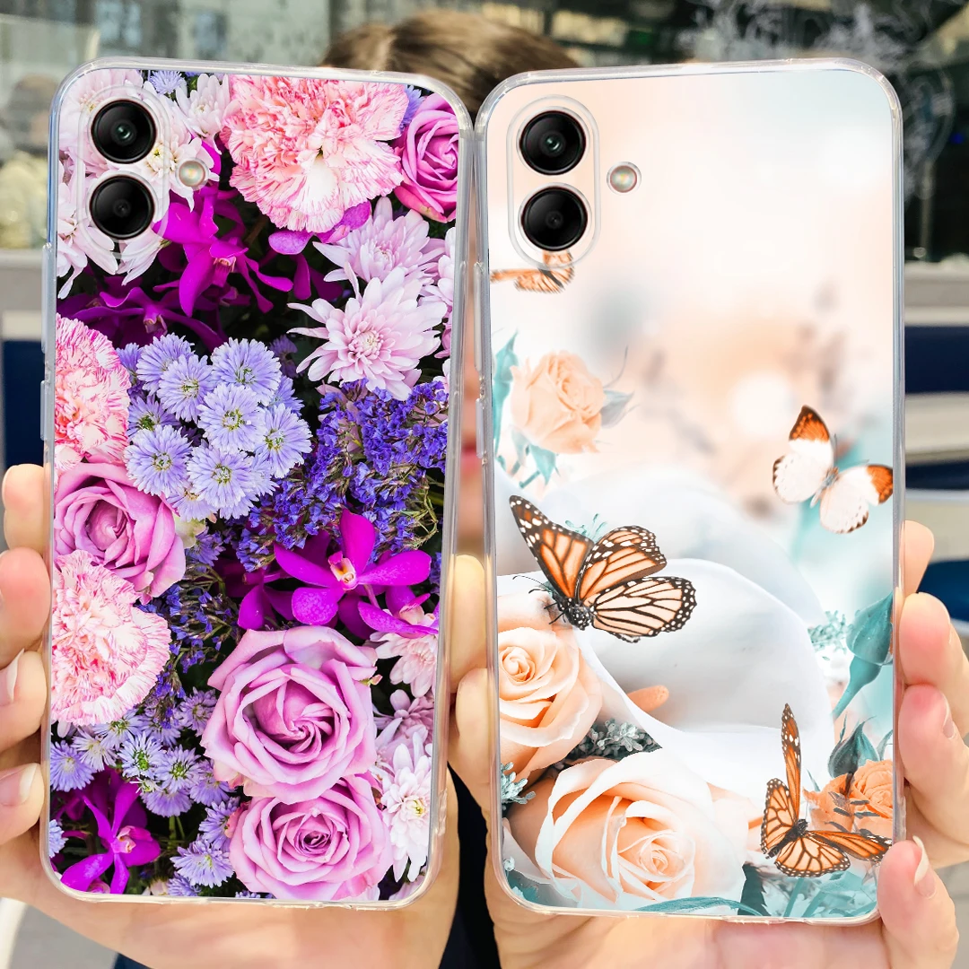 Funda de teléfono para Samsung Galaxy A04, A04e, A04s, elegante, pintada, suave, delgada, A04, A04e - imagen 4