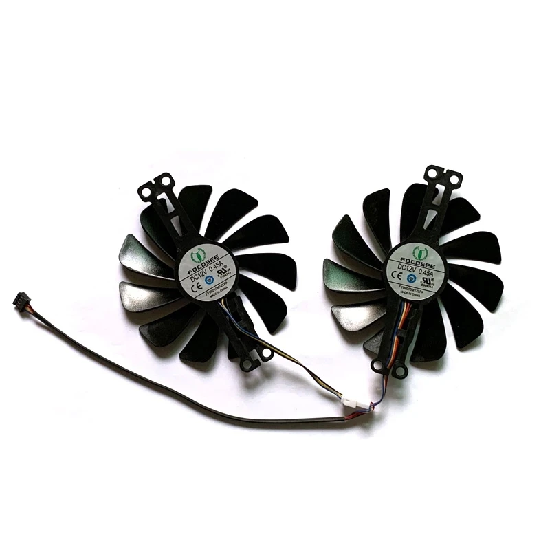 Ventilador para tarjeta de vídeo para juegos XFX Radeon RX 6600 XT 95 mm FY 010010 Ventilador para tarjeta gráfica M12LPA FDC10U12S9-C RX6600 6600XT - imagen 4