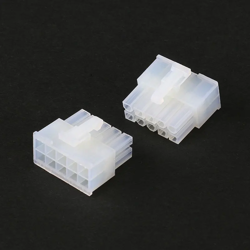 20 piezas 5557 4,2mm 2P 4P 6P 8P 10P 12P 14P 16P-24Pin enchufe macho blanco carcasa de plástico para carcasa de conectores de alimentación de ordenador de coche - imagen 4