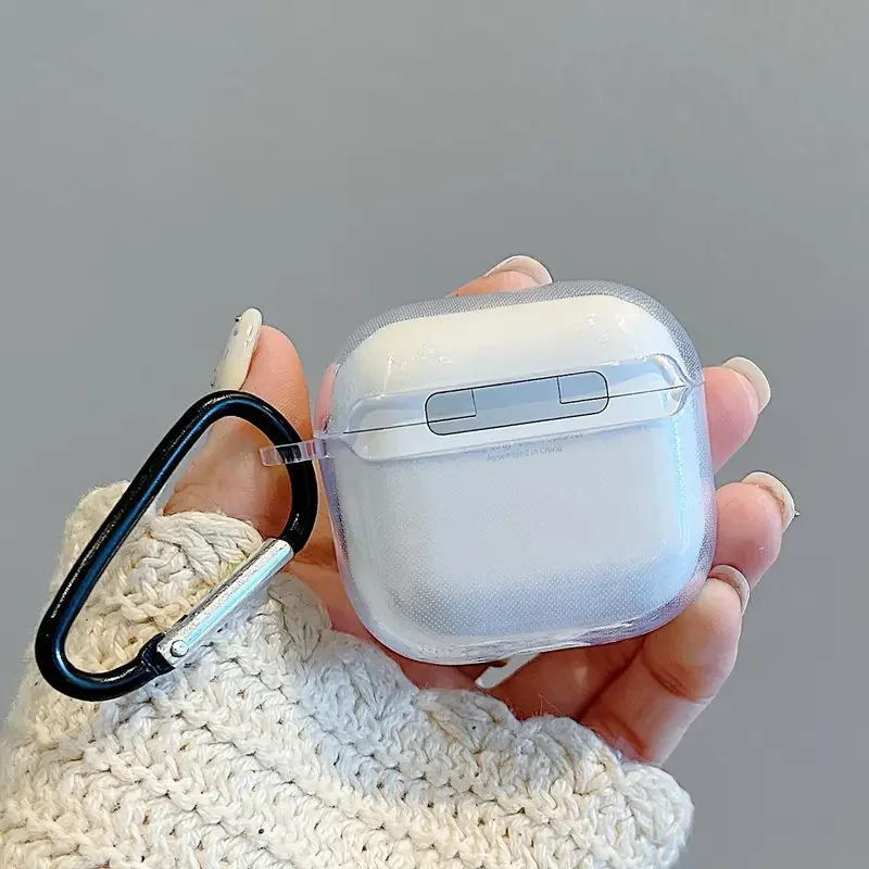 Funda con colgante de lazo de empalme de Color negro Simple para AirPods 1, 2, 3, 4, bolsas con caja de carga inalámbrica AirPods Pro Pro2 - imagen 5