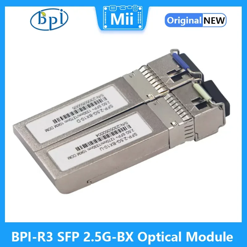 Banana Pi BPI-R3 SFP: 2.5G-BX Módulo óptico Fibra óptica 10KM Adecuado para placa de enrutamiento BPI-R3 - imagen 3