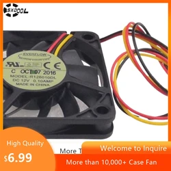 Everflow R 126010 DL – Ventilador axial 60 x 10 mm, 12 V