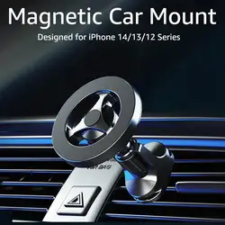 Soporte MagSafe Coche Anillo Magnético para iPhone 12/13/14
