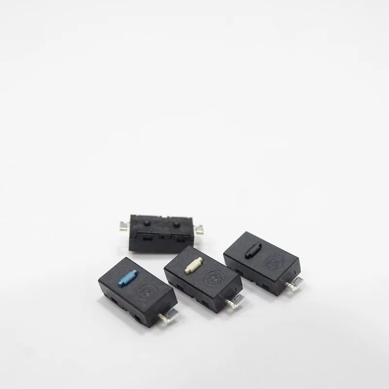 2 unids/pack Kai Microinterruptor de ratón largo de 2 pines para Logitech M905 G502 G903 botón lateral Betop T6