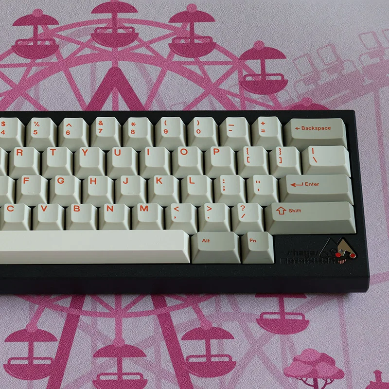 Juego de teclas con tema naranja clásico, perfil de cereza PBT, teclas originales personalizadas hechas a mano para teclado mecánico, accesorios de regalo - imagen 3