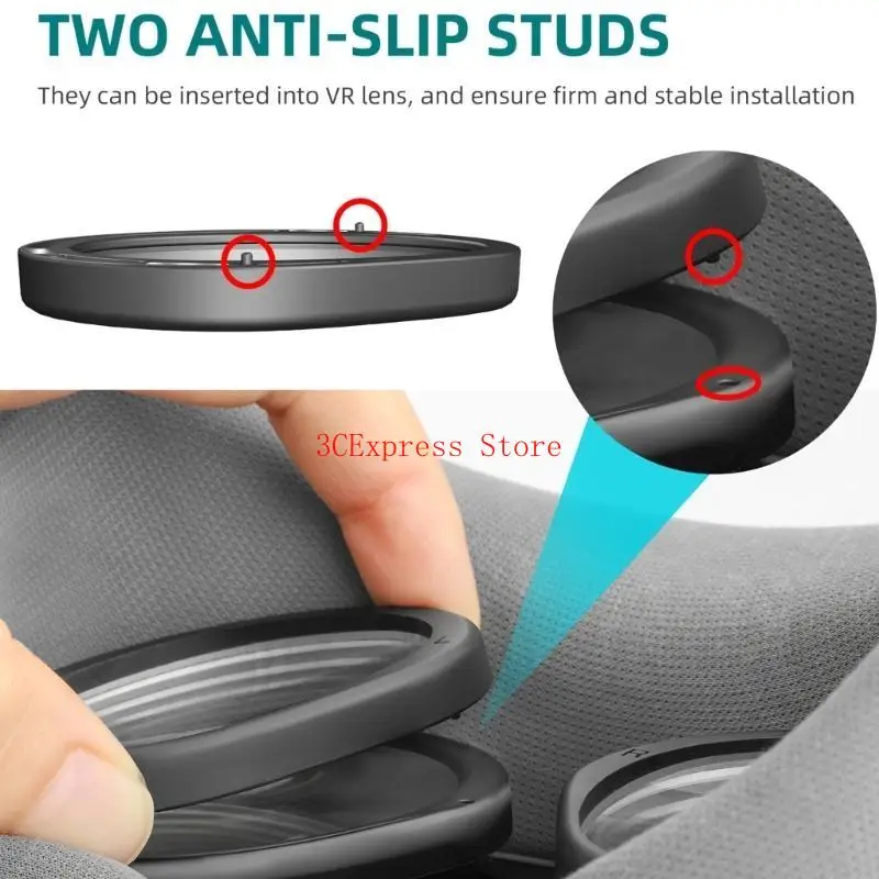 personalizado Glass Fácil instalar marcos magnéticos para lente resina auriculares Pico 4 con marco - imagen 3