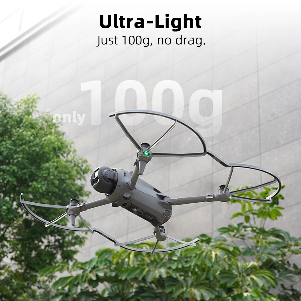 Para DJI MAVIC 4PRO anillo protector de hélice anillo de parachoques soporte protector hoja cubierta protectora Accesorios - imagen 2