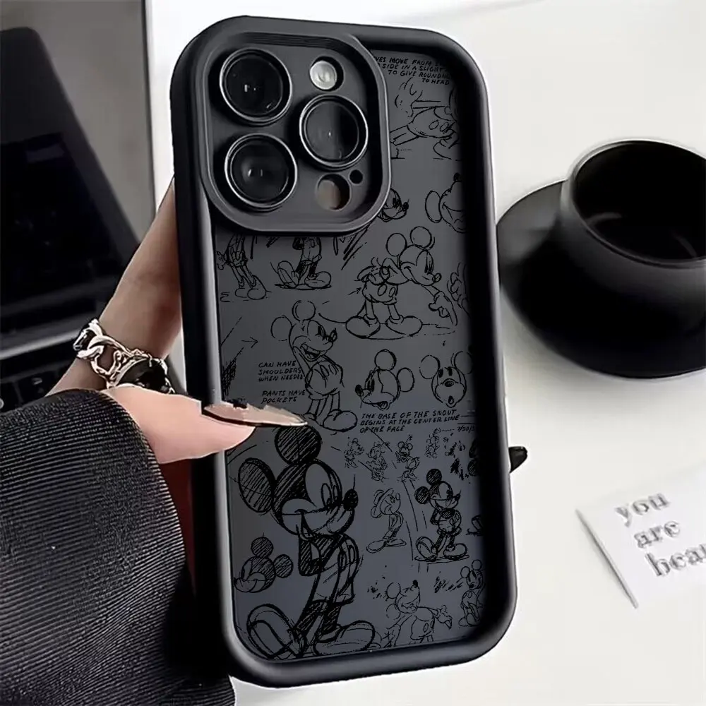 Funda de teléfono Disneies de dibujos animados de Mickey para Huawei P40 P50 Mate 30 40 Nova 7 9 10 Honor 200 X7 X9 90 50 Pro 4G 5G, funda trasera suave de TPU - imagen 3