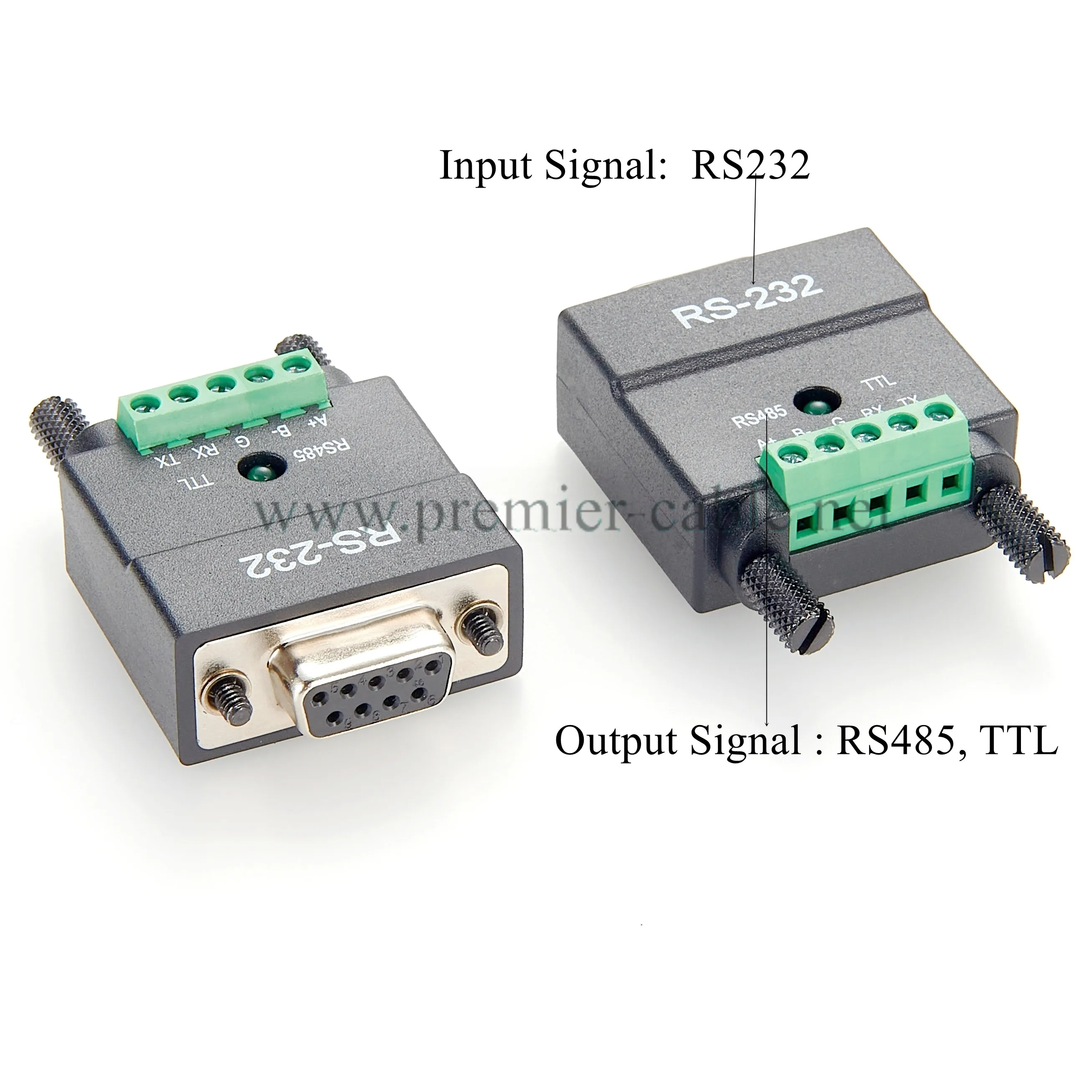 Convertidor RS232 a RS485, adaptador de interfaz en serie 2 en 1 a serie 3,3-232, comunicación Full duplex, 485/422 V/5V - imagen 3