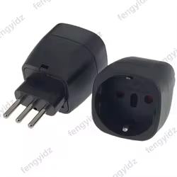 Enchufe de viaje europeo a italiano estándar alemán brasileño suizo a enchufe italiano integrado 10A 250V EU-12A