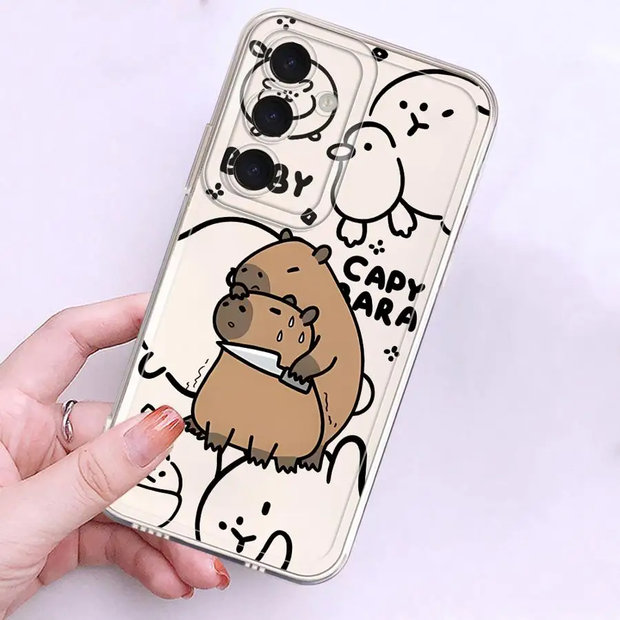 Caypabara divertida funda de teléfono suave para Samsung Galaxy Note 20 Ultra 10 S24 S21 S22 FE S23 Ultra S25 Edge S20 Plus - imagen 5