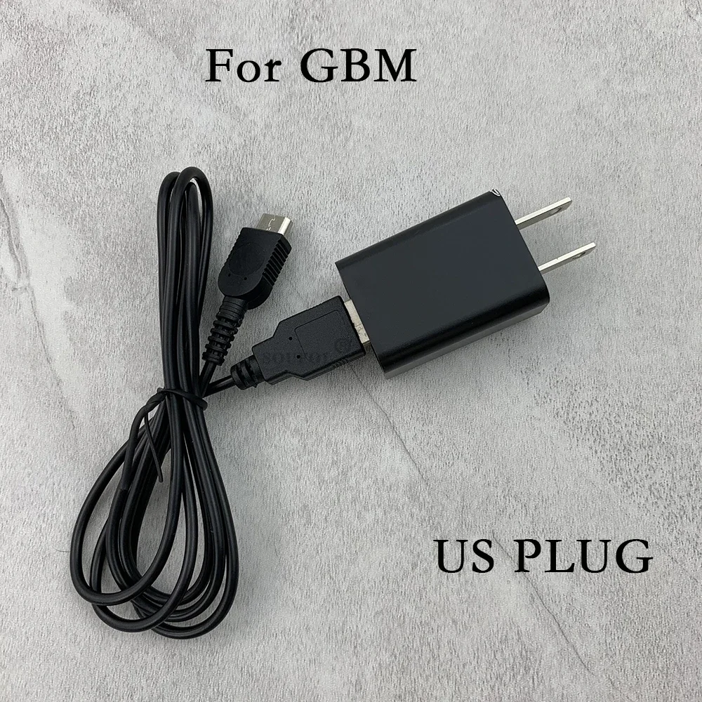Cargador de datos USB, Cable de fuente de alimentación de carga para Nintendo GBM GameBoy, microconsola con enchufe europeo y estadounidense, envío directo - imagen 3