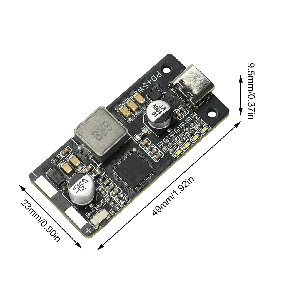 PD3.1 45W 2S ~ 6S Módulo de carga y descarga de batería de litio 3S 4S 5S Li-ion LiFePO4 BMS Placa de carga rápida - imagen 4