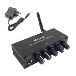 MK88 Preamplificador de Sonido Doble Entrada para PC y Home Cinema