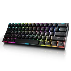Teclado Mecánico 60% con Cable para PC Gaming