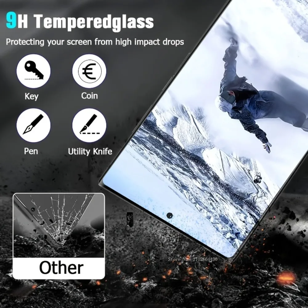 3 piezas de vidrio templado de privacidad con un clic para Samsung galaxy S26 Plus S26 sin polvo para galaxy S26 Ultra antiespía antihuellas - imagen 5