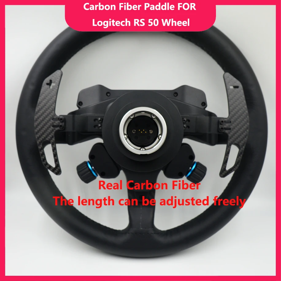SIMPUSH Carbon Fiber Paddle Shifter Modification Parts Accessories For Logitech RS 50 Wheel