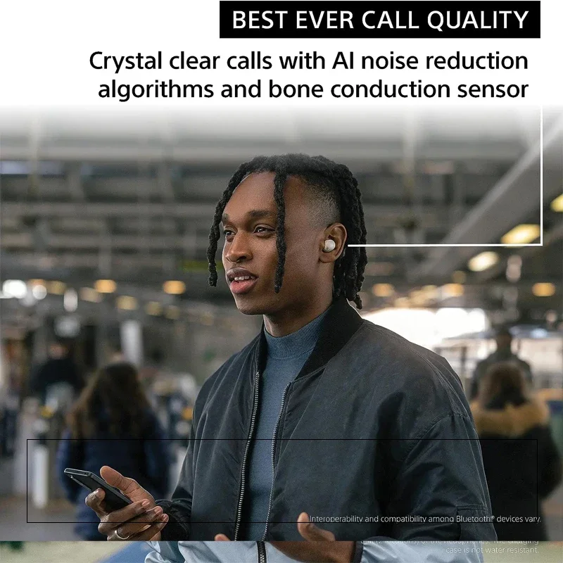 Versión Global Sony WF-1000XM5 Auriculares inalámbricos con cancelación de ruido Bluetooth In-Ear con micrófono IPX4 Para iOS y Android Teléfono - imagen 4