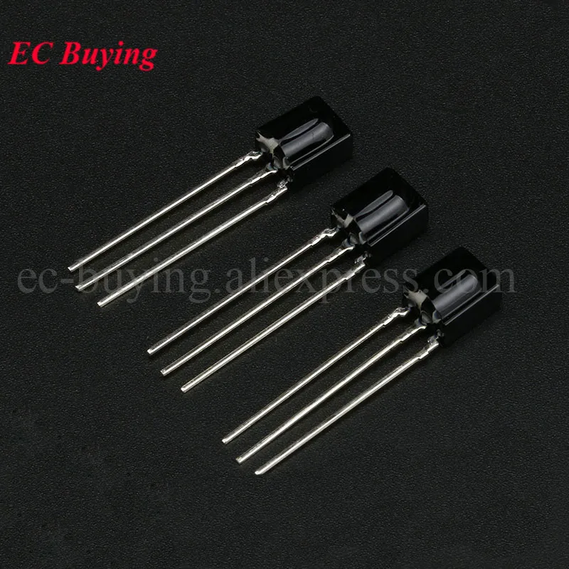 5 uds-50 Uds VS1838B HX1838 PC638 VS1838 1838 0038 tubo receptor remoto 3mm 5mm 940nm Sensor de cabezal emisor infrarrojo IR Universal - imagen 4