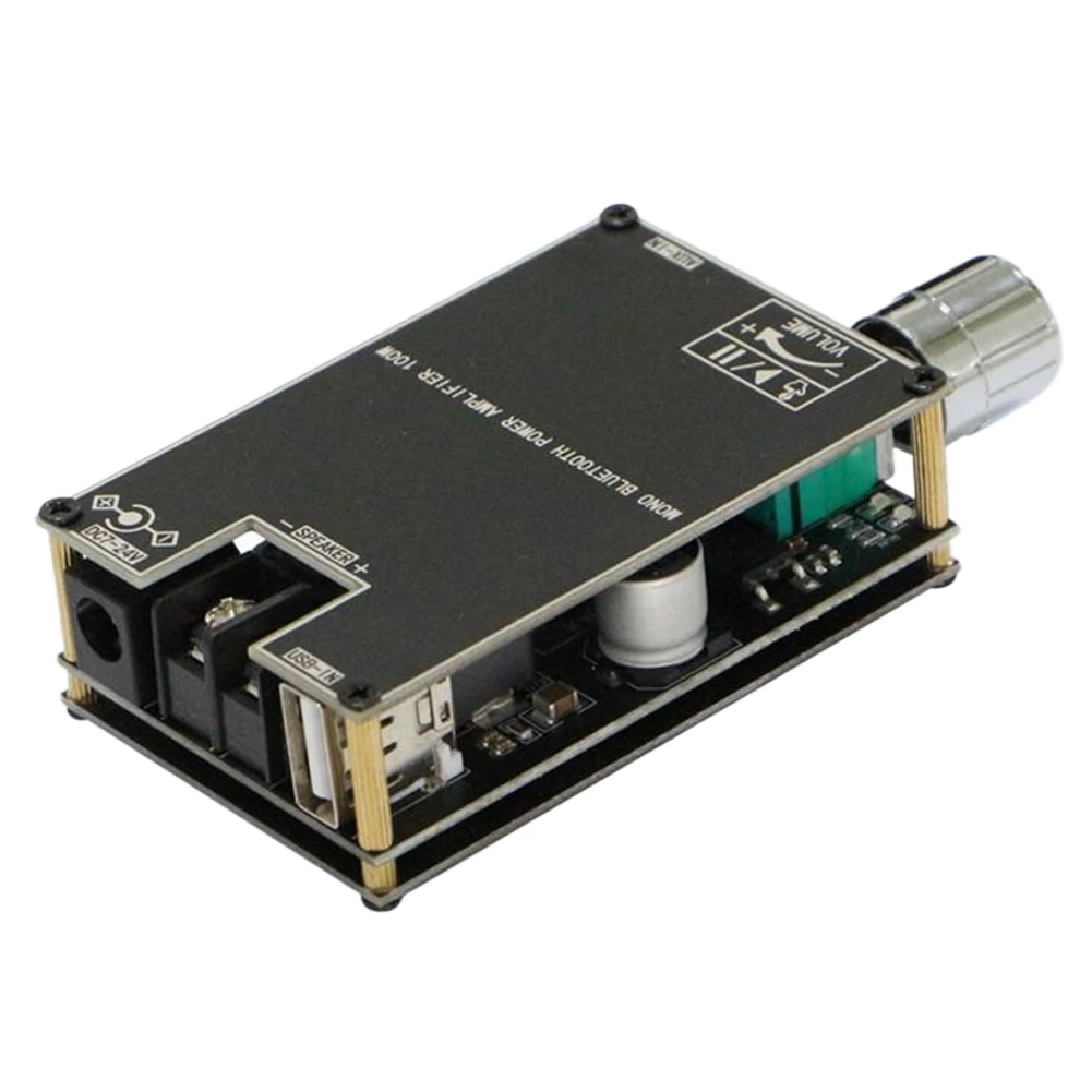 Placa amplificadora de potencia Digital Mono ZK-1001B, 100W, Compatible con Bluetooth, 5,1 AUX, TPA3116D2, DC7V-24V con modo TWS - imagen 2