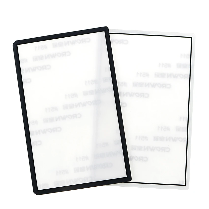 YuXi-cubierta de lente de pantalla superior de plástico y vidrio para el nuevo Panel Protector de pantalla LCD superior 3DS, superficie superior con adhesivo - imagen 4