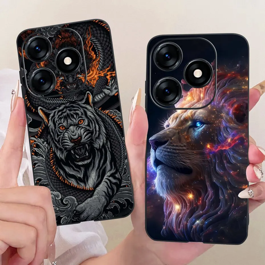 2025 funda de diseño moderno a la moda para Tecno Spark 10C 10 Pro funda suave de silicona negra para Tecno Spark10 10C 10Pro 4G fundas de teléfono - imagen 4