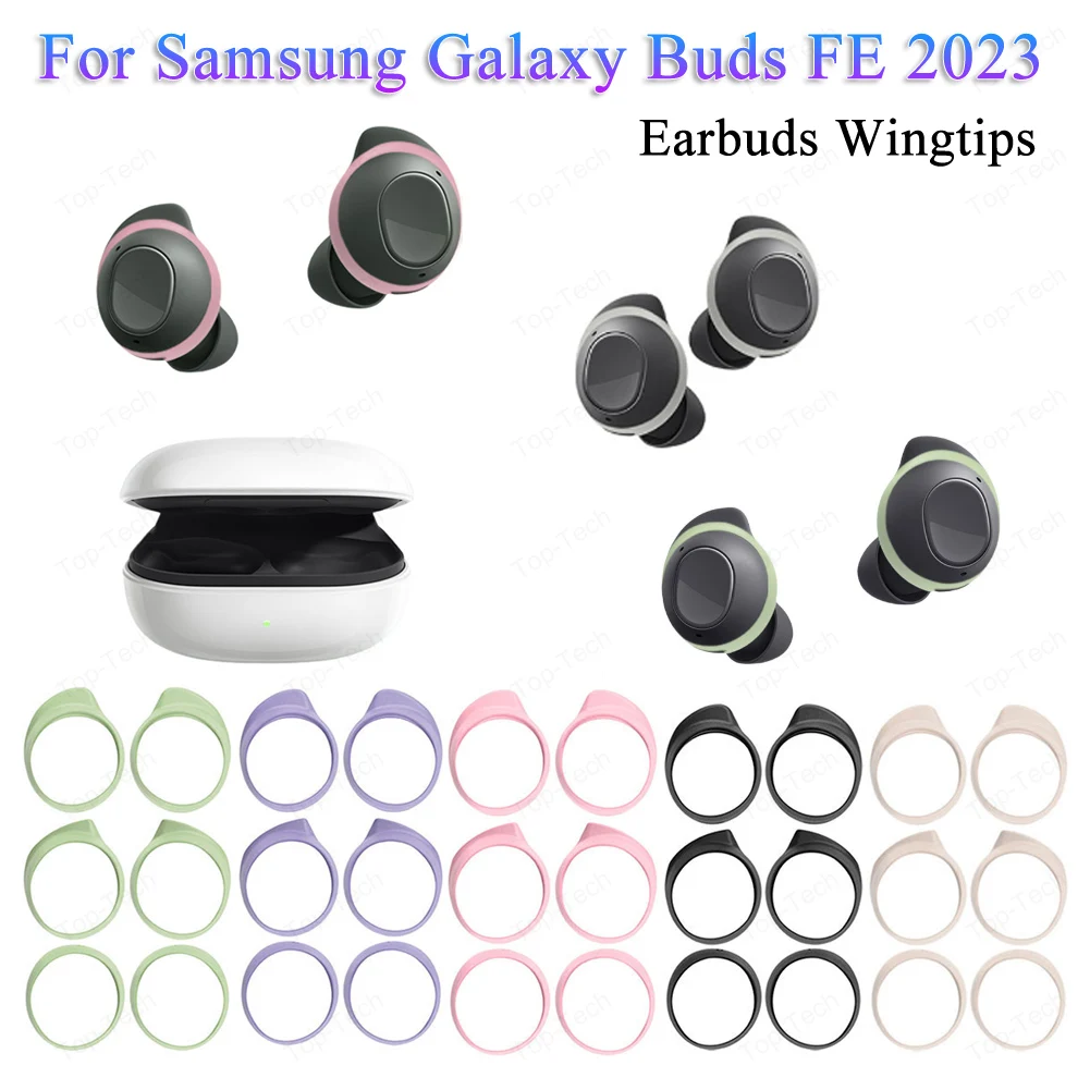 Puntas de repuesto de silicona antideslizantes para auriculares Samsung Galaxy Buds FE 2023, 3 pares - imagen 2