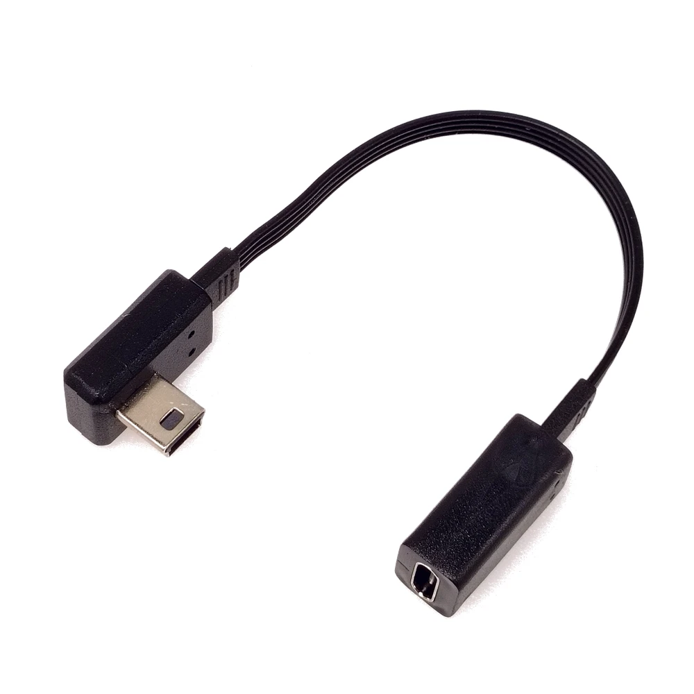 10cm 20CM Neue Mini USB izquierda derecha arriba abajo Stecker auf typ-c Weiblichen Lade Kama adaptador Kabel - imagen 4