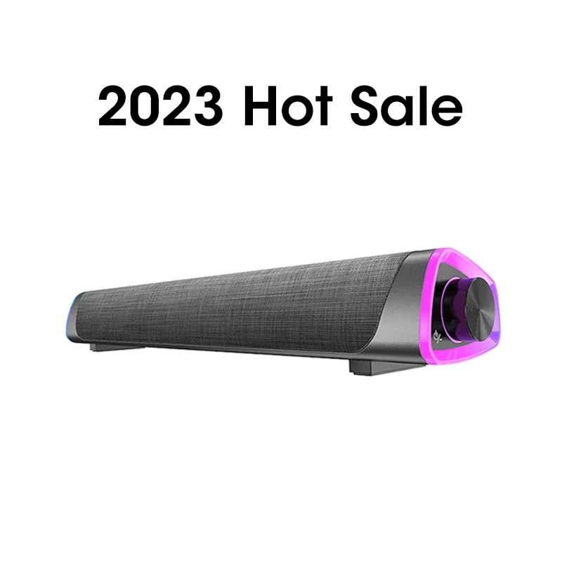 Niye-altavoz con cable para ordenador y TV, barra de sonido envolvente 6D, Subwoofer estéreo, Bluetooth 5,0, barra de sonido para TV, portátil, Juegos de PC, cine en casa - imagen 2