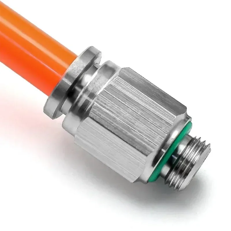 Conector de PC de rosca G, accesorio para manguera de aire G1/8 1/4 3/8 1/2, junta de tubo de rosca macho de 8mm, acoplamiento rápido neumático de acero inoxidable 304 - imagen 5