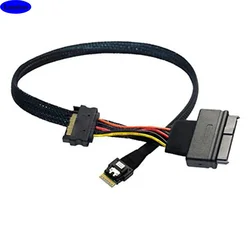 Adaptador Mini SAS SFF-8654 a U.2 NVMe SFF-8639
