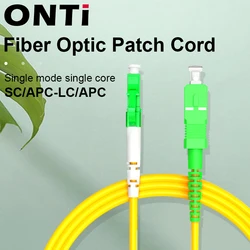 Cable Fibra Óptica Monomodo SC/APC-LC/APC ONTi FTTH
