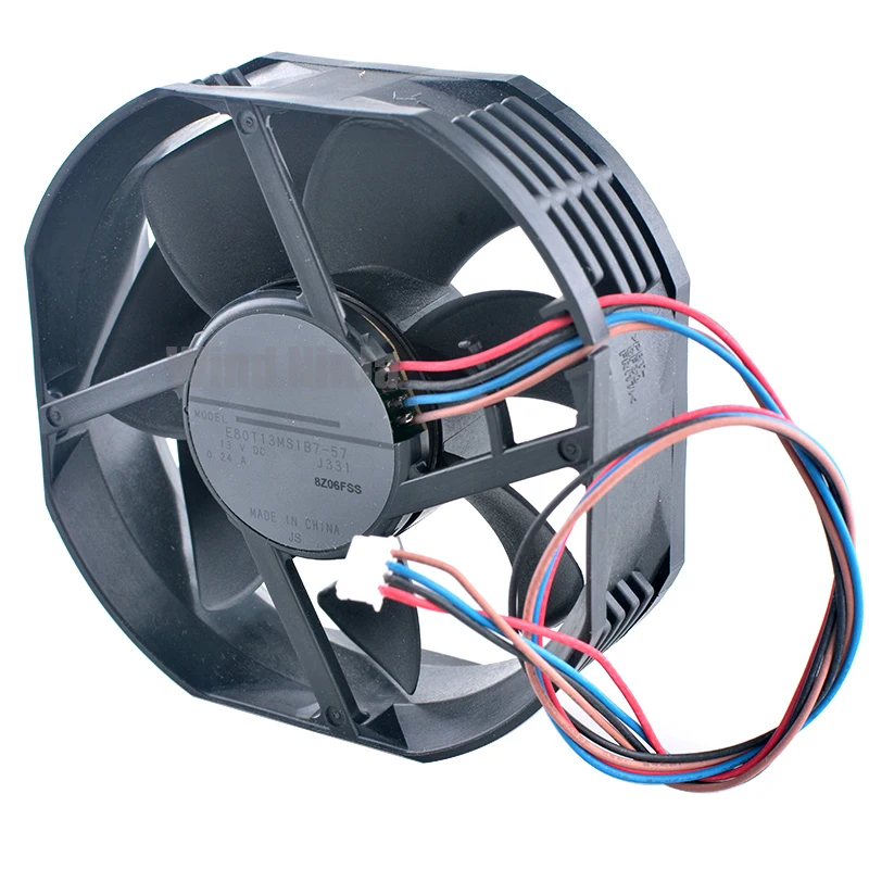 Ventilador de refrigeración de 8cm y 80mm E80T13MS1B7-57 DC13V 0.24A ventilador Circular de 4 pines para EB-C2040XN C2080XN C745WN proyector chasis CPU 80x80x25mm - imagen 4