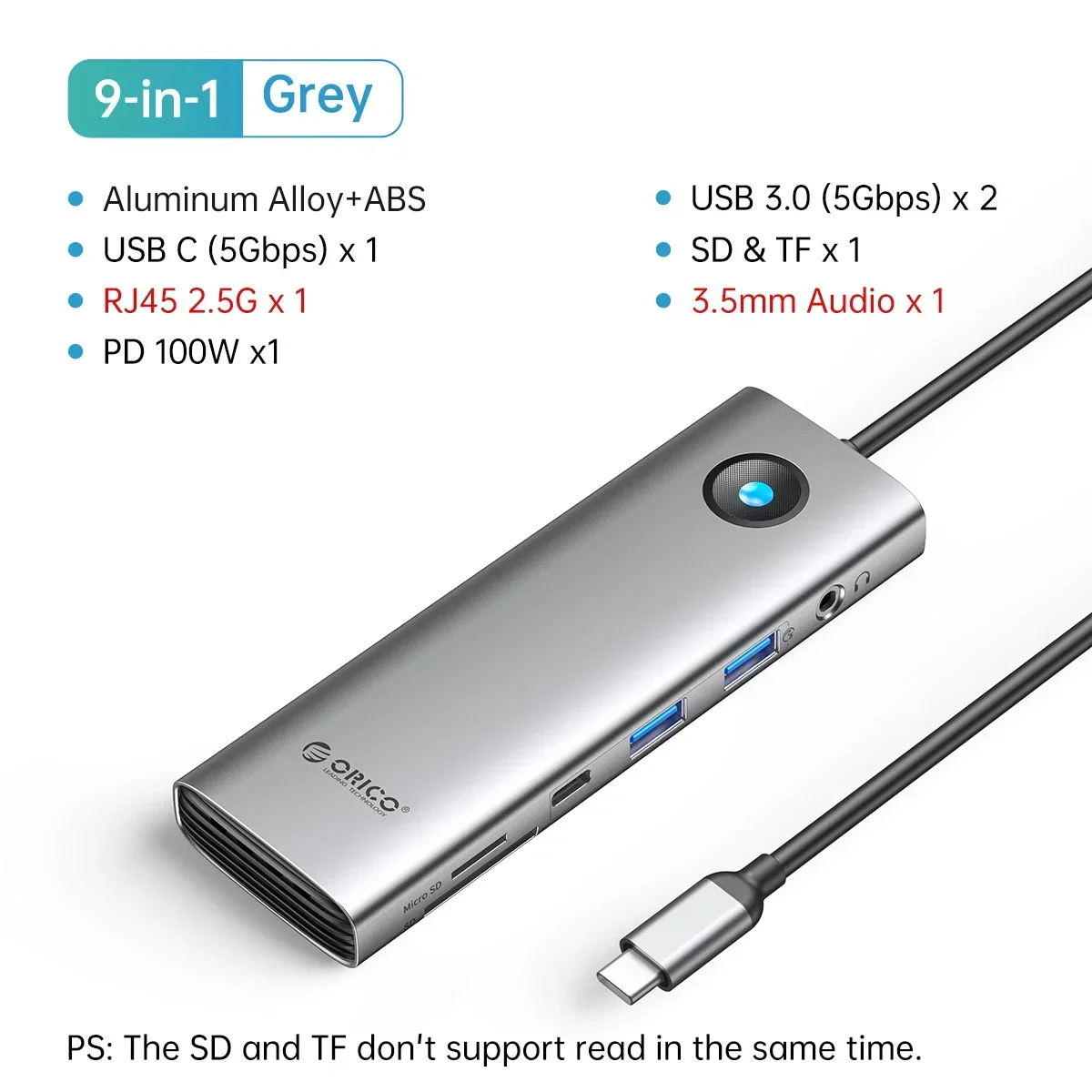 Grey 9in1 PD100 SD