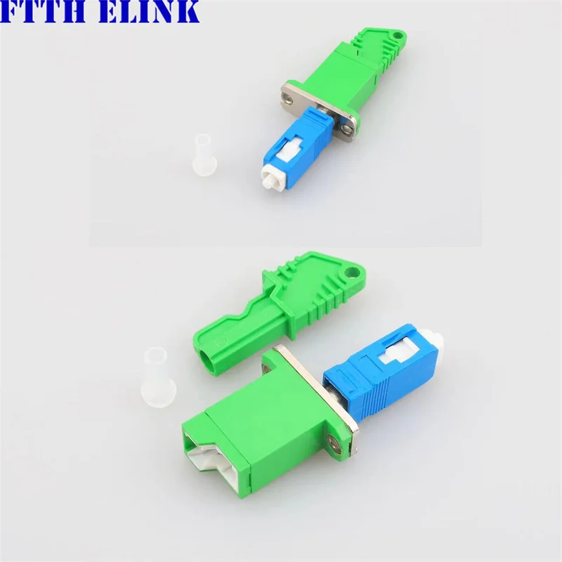 Adaptador de fibra óptica E2000/APC-SC 2 uds FM hembra-macho junta de conversión acoplador de fibra óptica de alta calidad envío gratis FTTH ELINK - imagen 4