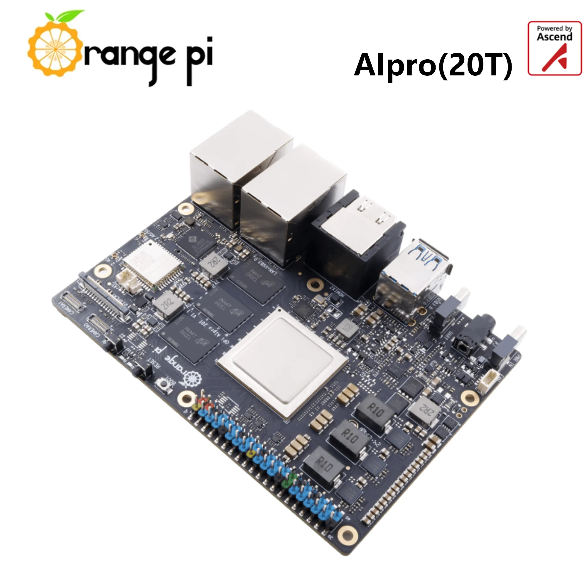 OrangePi AIpro (20T) 20TOPS Computility 12/24GB Ascend AI Placa de desarrollo DaVinciV300 AI core Sistema OpenEuler - imagen 4