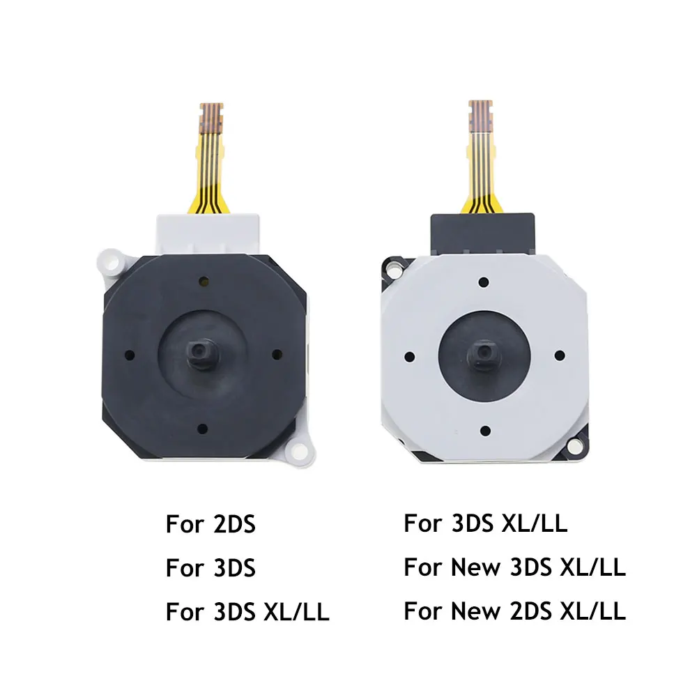 JCD 1 Juego de joystick de botón de palanca de pulgar + tapa de palanca basculante + almohadilla de anillo de polvo para 2DS 3DS 3DSXL para nuevo 2DS 3DS XL LL - imagen 4