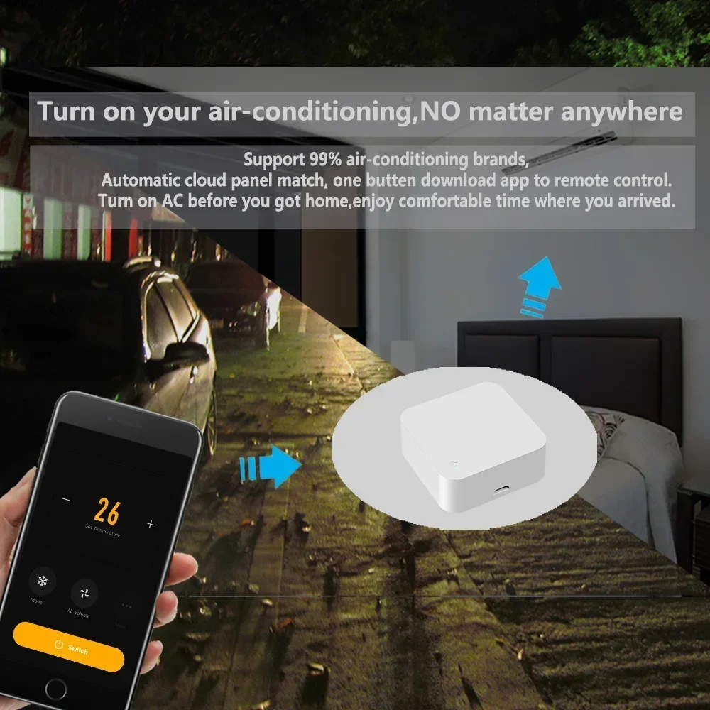 Control remoto inteligente Universal para TV, aire acondicionado, Alexa, Tuya, WiFi, IR, funciona con Google Home, Yandex, Google - imagen 2