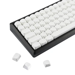 YMDK MOA: teclas PBT sublimadas para teclado mecánico, blancas