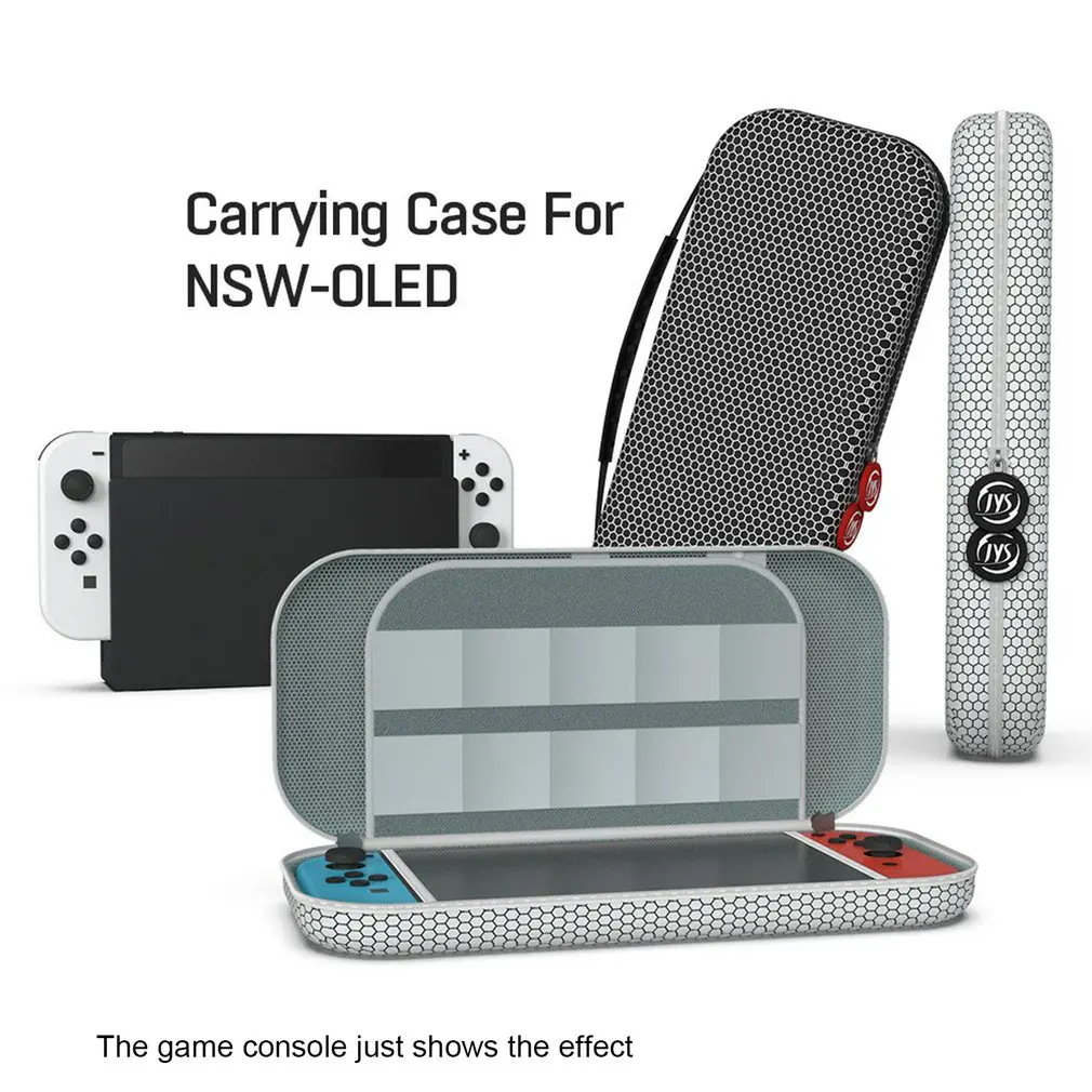 Estuche de transporte portátil EVA para Switch OLED, caja de almacenamiento de viaje con cremallera, accesorios para modelos OLED - imagen 5