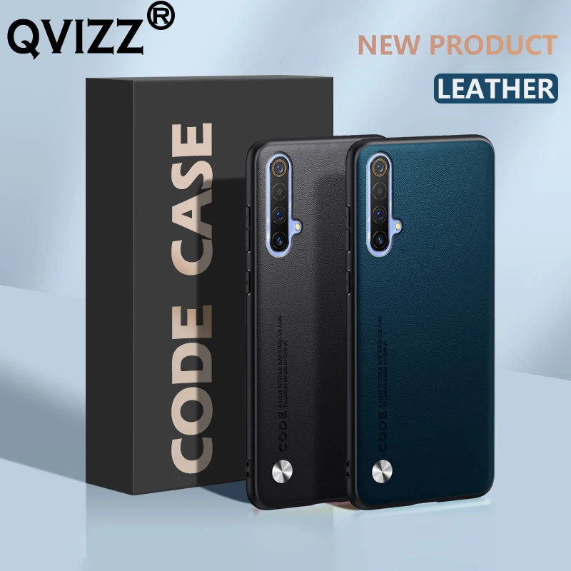 Funda de cuero para Oppo Realme X50 Pro 5G China, protección de silicona mate de fibra de carbono, funda dura para teléfono OppoRealmeX50Pro5G Coque - imagen 2