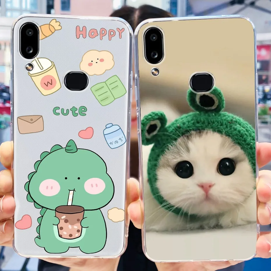 Para Samsung Galaxy A10S A10 funda de teléfono Linda funda trasera de silicona suave pintada para Samsung A10 S 10S SM-A107F SM-A105F - imagen 2