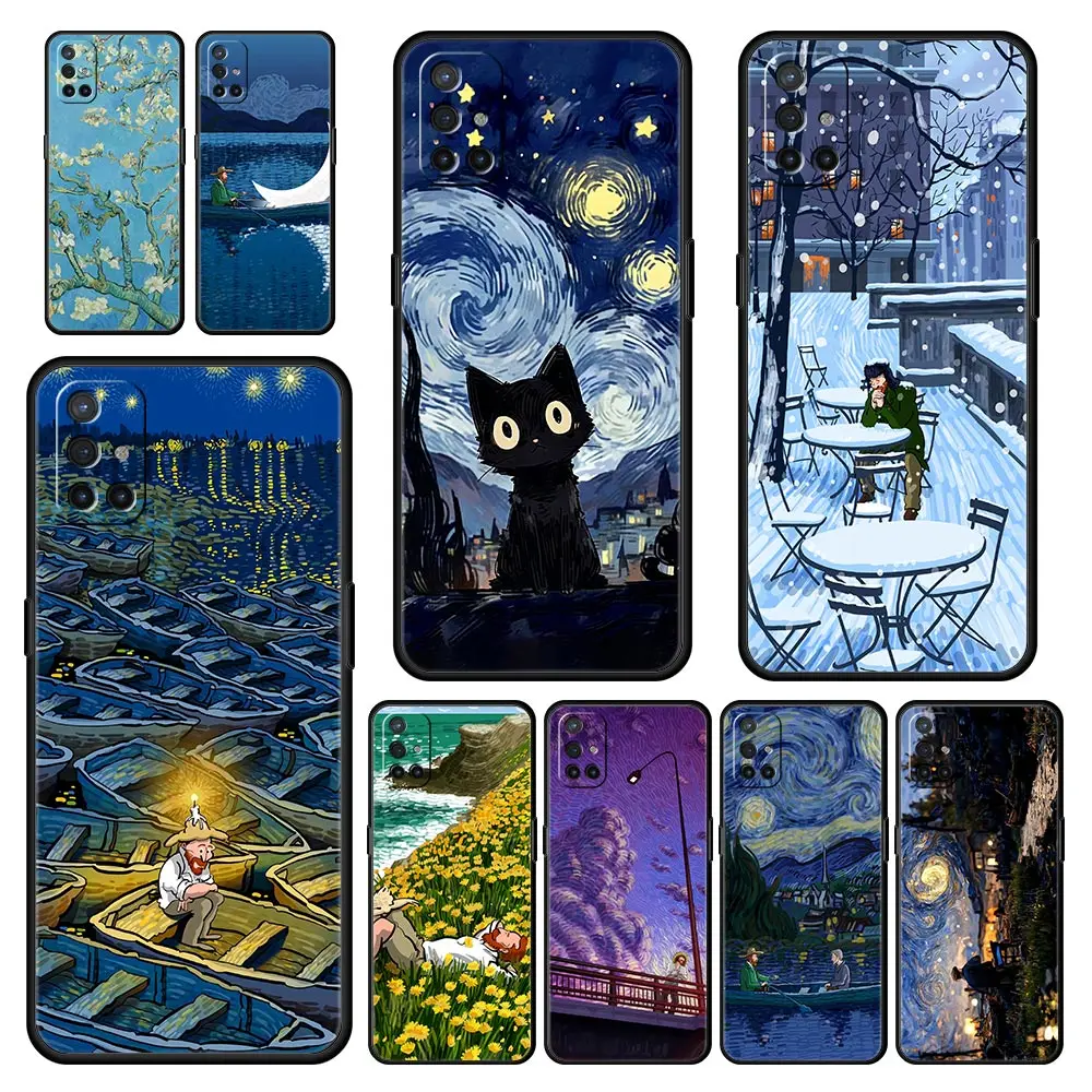 Funda de teléfono para OnePlus 12 11 10 9 Pro 9T 12R 10R 9R 9RT 10T 8T 7T Nord 2T CE 2 5G N10 cubierta Retro Van Gogh pintura al óleo